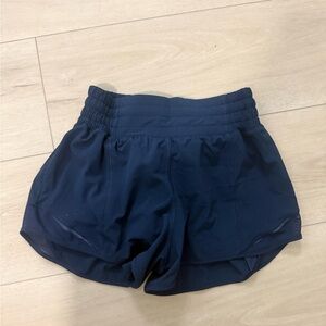 Lululemon Hotty Hot Shorts (High-Rise) Navy